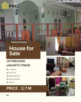 Jatinegara, Jakarta Timur,siap huni,strategis,harga terbaik