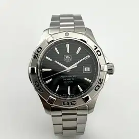 TAG Heuer Aquaracer Calibre 5 Black Dial, WAP2010 Mulus Like New