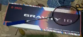 jual raket SIKEN GRAVITY 10 ORIGINAL + box raket + tas kain siken