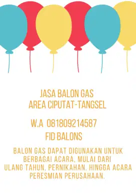 Jasa Balon beraneka ragam