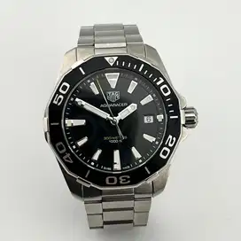 TAG Heuer Aquaracer Black Dial and Black Alumunium Bazel WAY111A,mulus