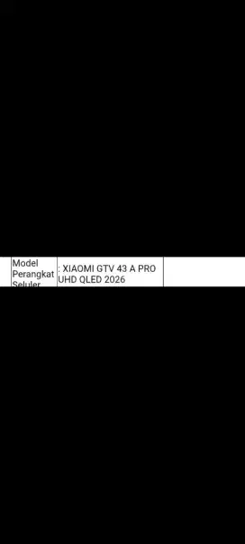 Televisi 43 inch xiomi
