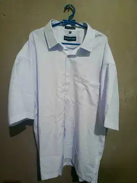Kemeja Putih Lengan Pendek Imported Fabriq Biagiotti Vomo Ori