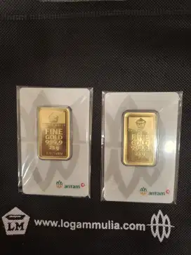 Emas Logam Mulia Antam 25 gram