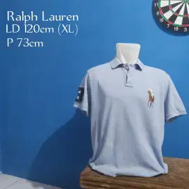 Kaos polo big logo denim