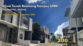 Dijual Tanah Belakang Kampus UMM Kota Malang