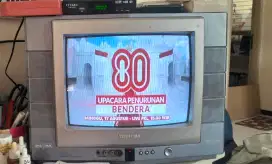 Tv tabung Toshiba 14  +stb vitara