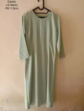 Gamis hijau size s