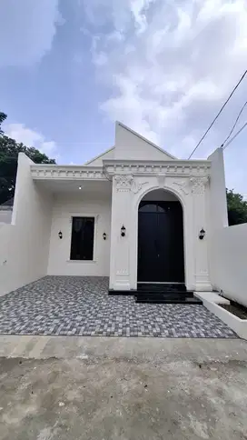 rumah desain classic amerika hanya 5 menit ke stasiun pondok rajeg