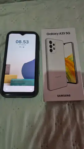 samsung A33 5G hp beserta Casing Rom 128GB Ram 8GB