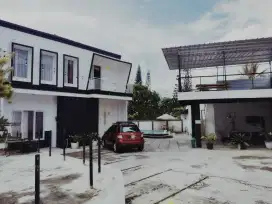 Dijual cepat bangunan villa mewah dipusat wisata puncak