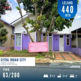L03ASW. Jual rumah lelang di Cluster Premium Citra Indah City
