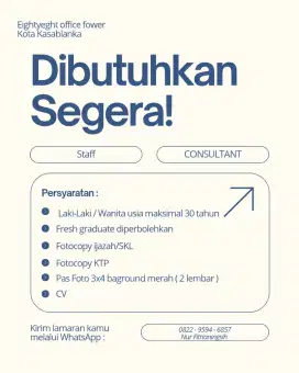 Staff administrasi