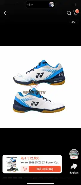 [ORI] YONEX TOEASSIT SHAPE (Ocean Blue)