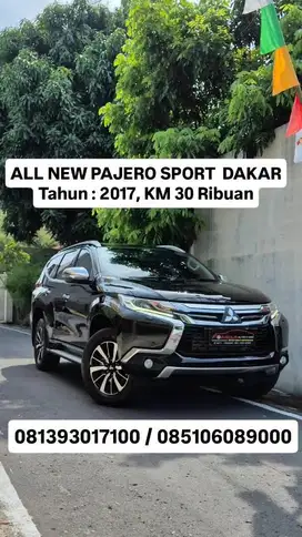 km 30 ribuan, ALL NEW PAJERO sport DAKAR
Tahun : 2017