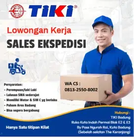 Lowongan Kerja SALES EKSPEDISI / LOGISTIK