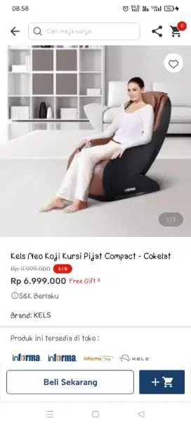 Promo kursi pijit