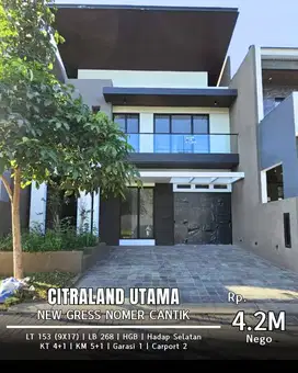 JUAL RUMAH DI WOODLAND CITRALAND SURABAYA