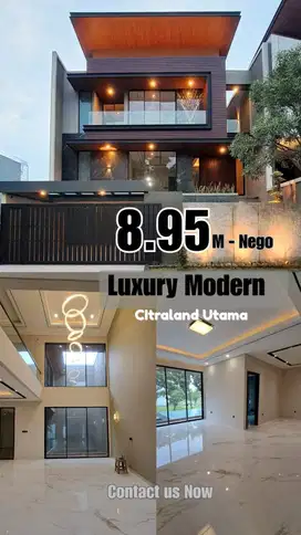 JUAL RUMAH MODERN MINIMALIS DI WATERFRONT CITRALAND SURABAYA
