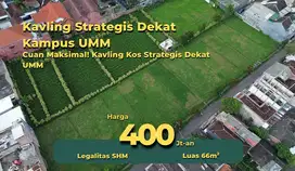 Tanah Strategis Kota Malang 2 Menit UMM  Cocok Kos & Usaha