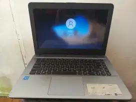ASUS X441M INTEL N4000 RAM 4GB/SSD128GB,KONDISI MULUS