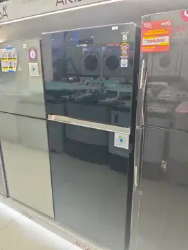 Mesin cuci polytron 2 Pintu tanpa bunga Es