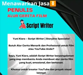 Penulis Konten Alur Cerita di Sosmed