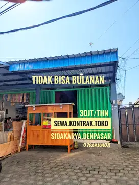 Sewa kontrak toko tempat usaha bakso Sidakarya Denpasar bali
