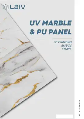 UV Marble laiv tebal 3mm panel size 1,22m x 2,44m /motif marmer tembok