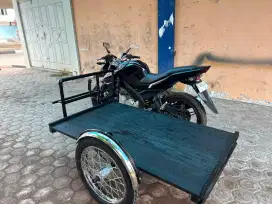 Becak Baru di buat Vixion sangat mulus