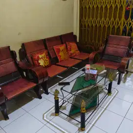 Kursi Kayu Ruang tamu Meja Ruang tamu Kursi kayu meja kaca ruang tamu