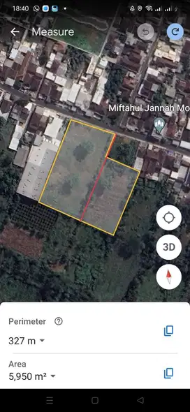 Dijual murah tanah lokasi jalan raya kalisongo dau malang