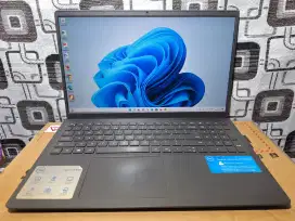 Laptop Dell inspiron 15 Core i3 gen 11 ssd slim bazelless batre awet