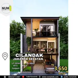 Rumah Minimalis Modern Dekat Transmart Cilandak KKO Jakarta Selatan
