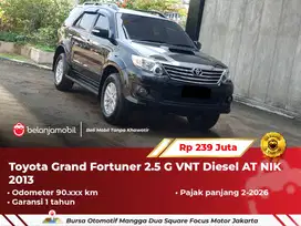 [ GARANSI 1TH ] Toyota Grand Fortuner 2.5 G VNT Diesel AT 2013/2014