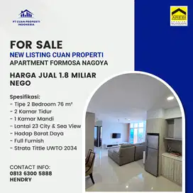 Dijual Cepat 2 Bedroom Apartment Formosa Residence Nagoya