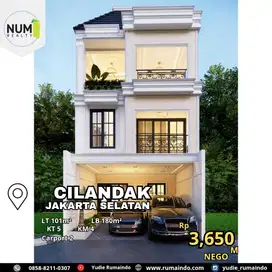 Rumah Classic Modern Dekat Transmart Cilandak KKO Jakarta Selatan