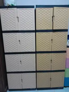 Lemari Plastik lemari pakaian 3 barang