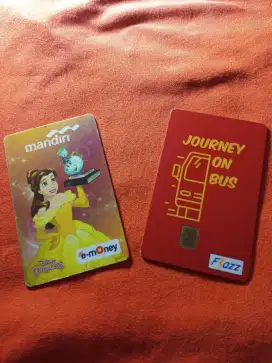Dijual cepat Dua kartu flash n e-money