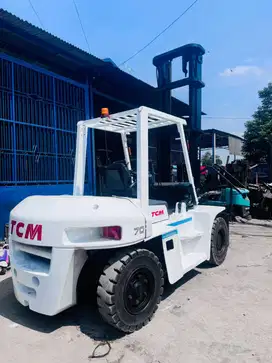 Forklift TCM 7 Ton,Matic,Tiang 6 Meter,Isuzu 6BG1,Tahun 2018