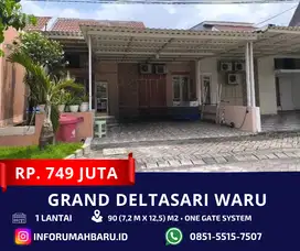 GRAND DELTASARI dekat Waru ‼️Jual Cepat Rumah 1  One Gate System