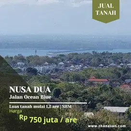 Tanah Kavling Premium Nusa Dua Pemandangan Laut