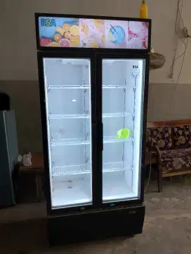 Showcase 2 pintu RSA Super dingin segel original