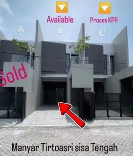 RUMAH BARU GRESS MINIMALIS MANYAR TIRTOASRI AKSES RAYA KERTAJAYA3
