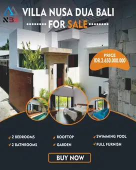 Villa Murah Siap Huni, lokasi terjangkau di Nusa Dua Bali