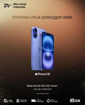 Iphone 16 cicilan bunga 0%