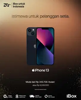 Iphone 13 cicilan bunga 0%