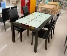 SET MEJA MAKAN KAYU MURAH