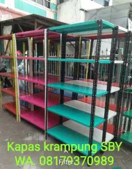 Rak besi rak gudang super tebal