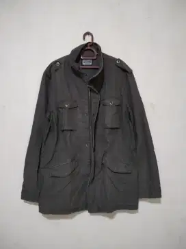 Jaket parka denim